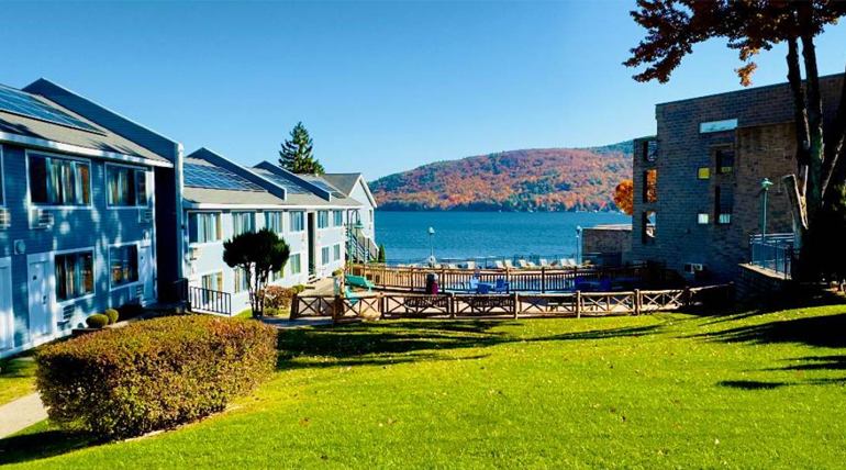 Quiet resort experience at Colonel Williams Resort in Lake George, NY